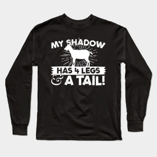 My Shadow Has 4 Legs And A Tail Goat Long Sleeve T-Shirt